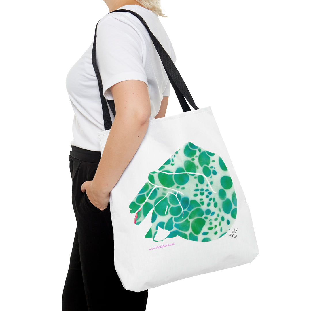 Water Silohcat AOP Tote Bag