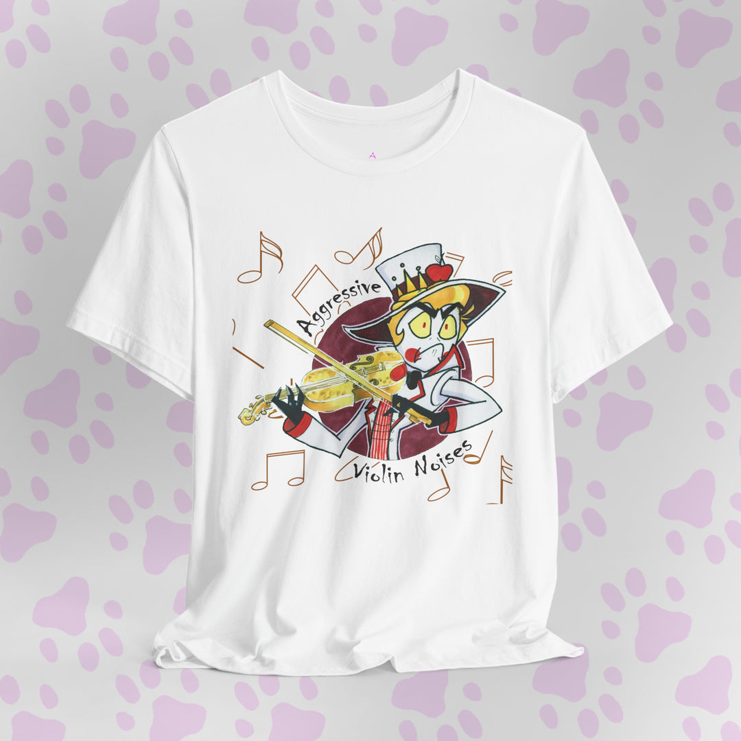 Lucifer "Angry Violin Noises" - Hazbin Hotel Fan Shirt