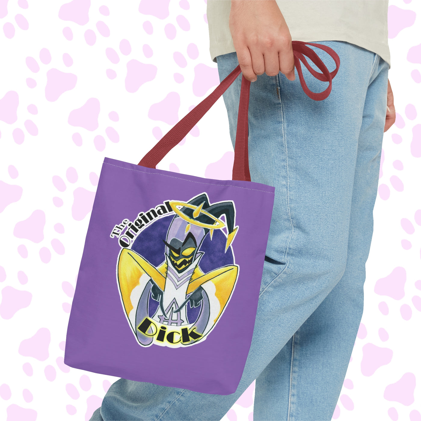 The Orginal Dick Adam Tote Bag (AOP) - Lilac