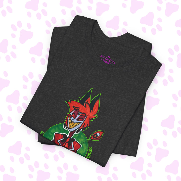 Allistor "A Smile Keeps them Guessing"  - Hazbin Hotel Fan Shirt