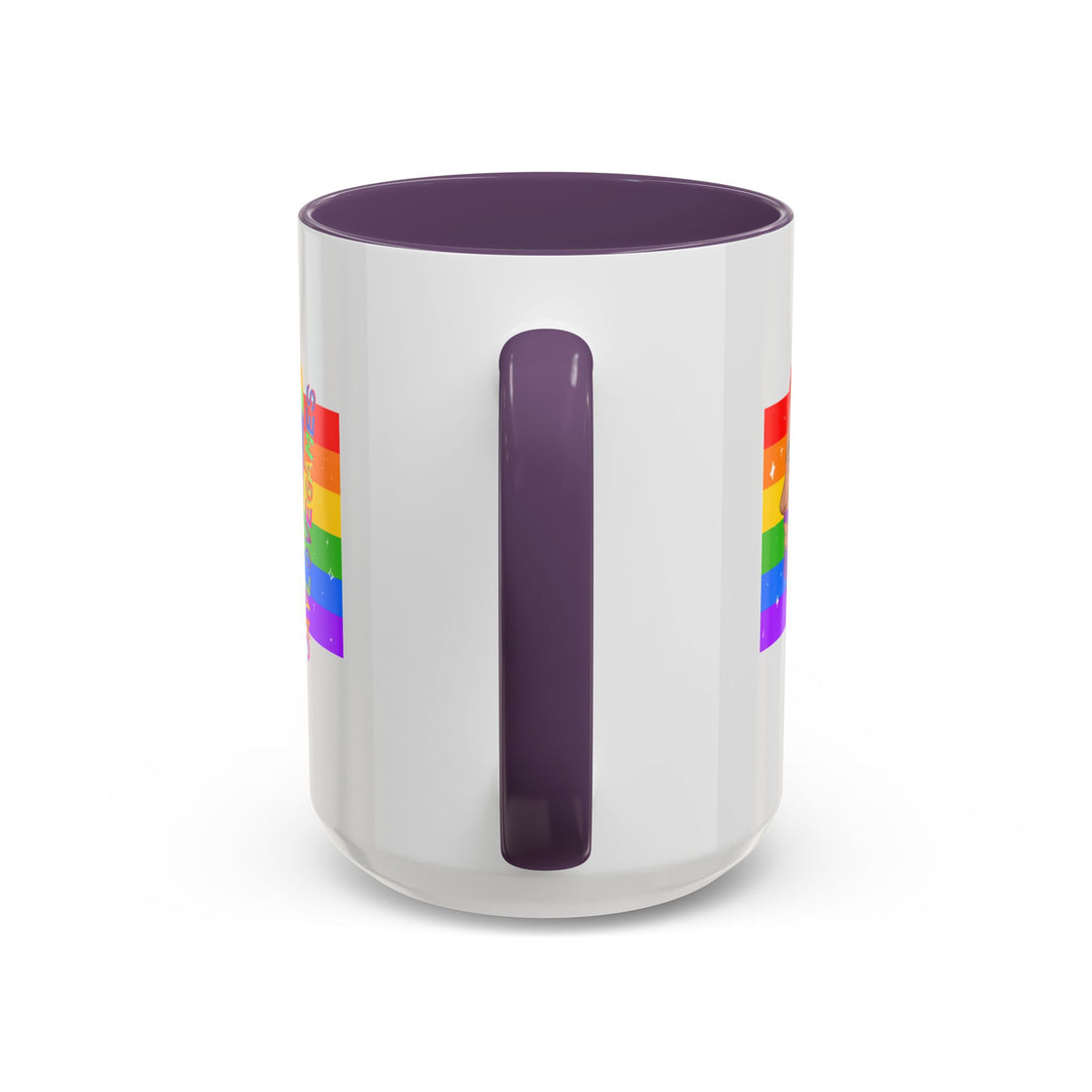 Pride 2026 Jaylovegames Accent Coffee Mug — 'Jaylovepride'  (11/15oz)