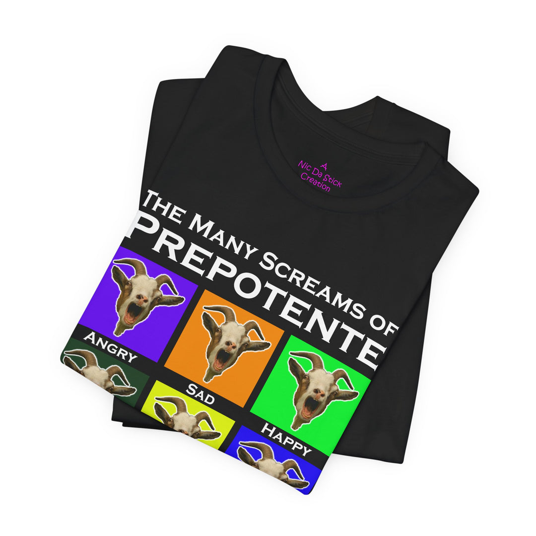 The Many Screams of Prepotente Fan Shirt