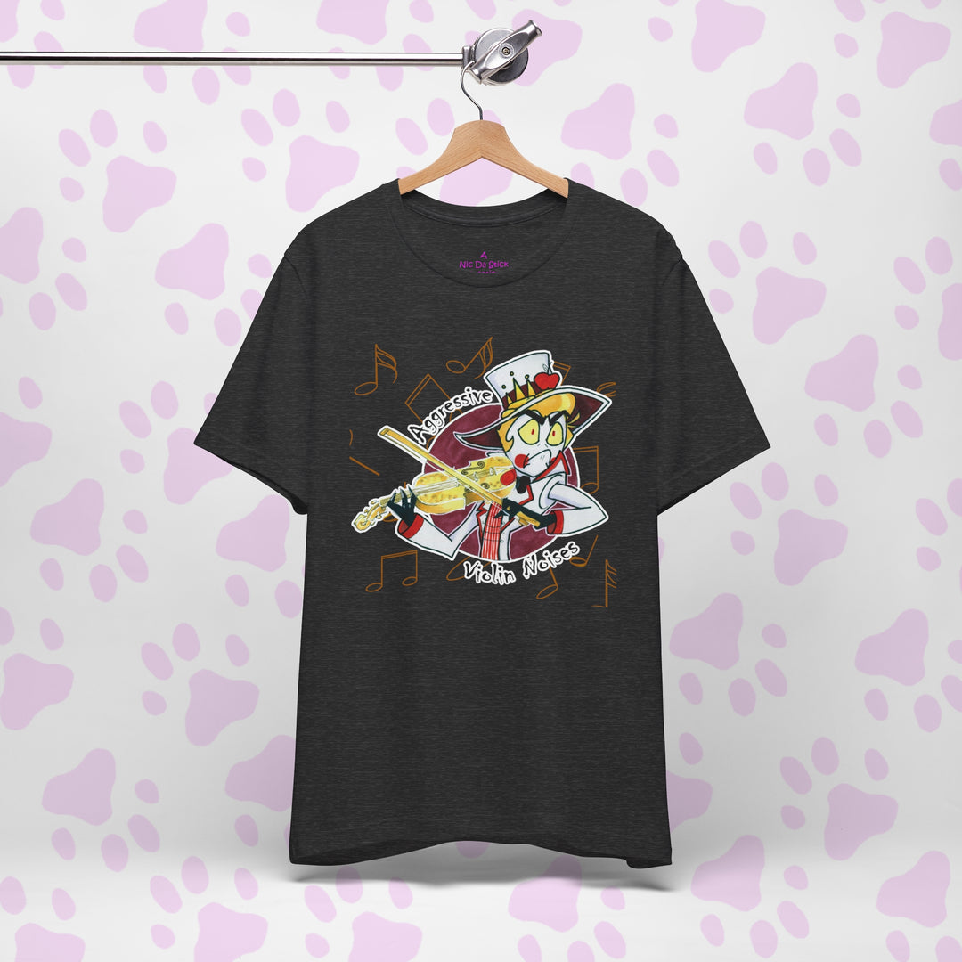 Lucifer "Angry Violin Noises" - Hazbin Hotel Fan Shirt