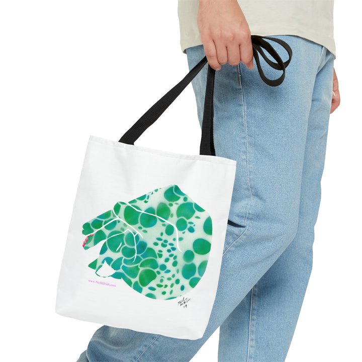 Water Silohcat AOP Tote Bag