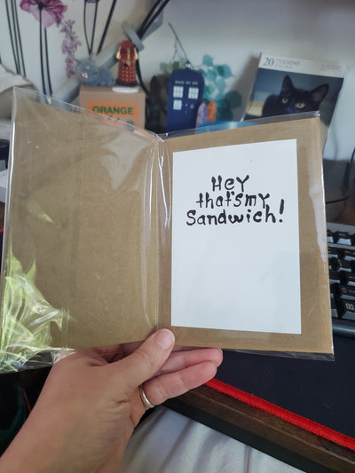 Sandwich Orville - Geeky Card