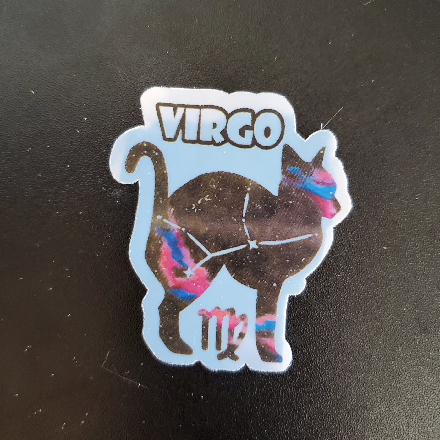 Zodicat Virgo Holographic Sticker - Waterproof Vinyl