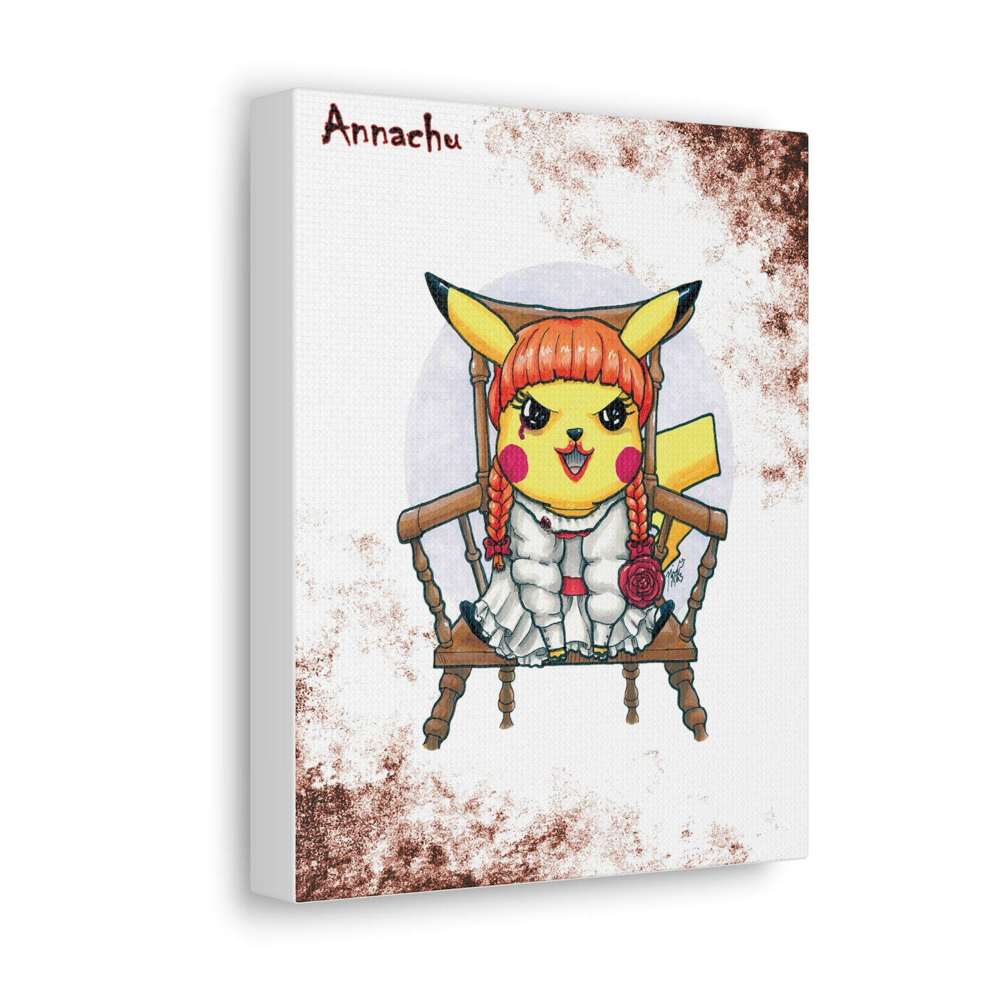 Annachu - Horrorchu Mashup Canvas Print