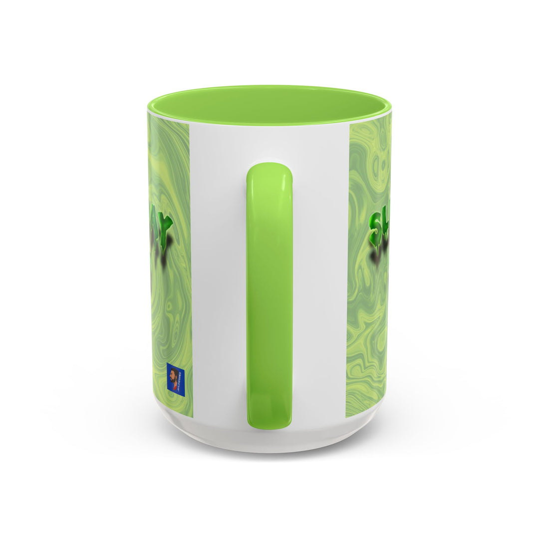 Slime Day 2025 (8 streamaversary) Swirl Mug — Colorful 11oz & 15oz Ceramic