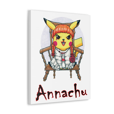 Annachu - Horrorchu Mashup Canvas Print  w/Text