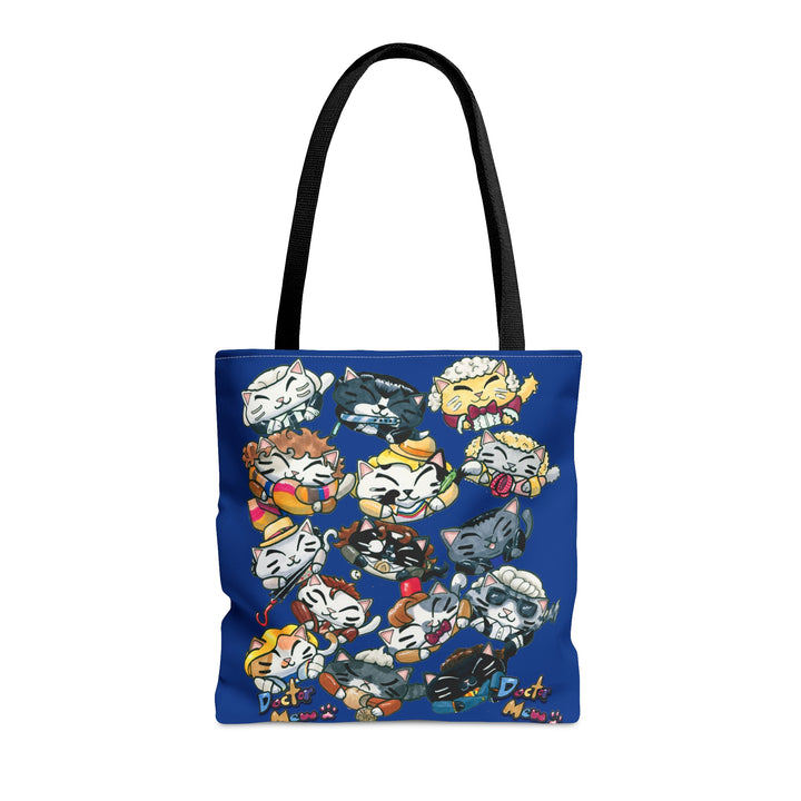 Doctor Mew "The Doctors" Doctor Who Parody AOP Tote Bag