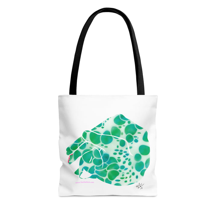 Water Silohcat AOP Tote Bag