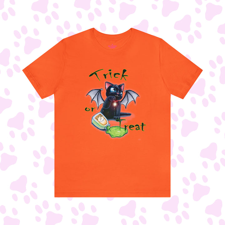 Trick Or Treat Bat Cat Halloween