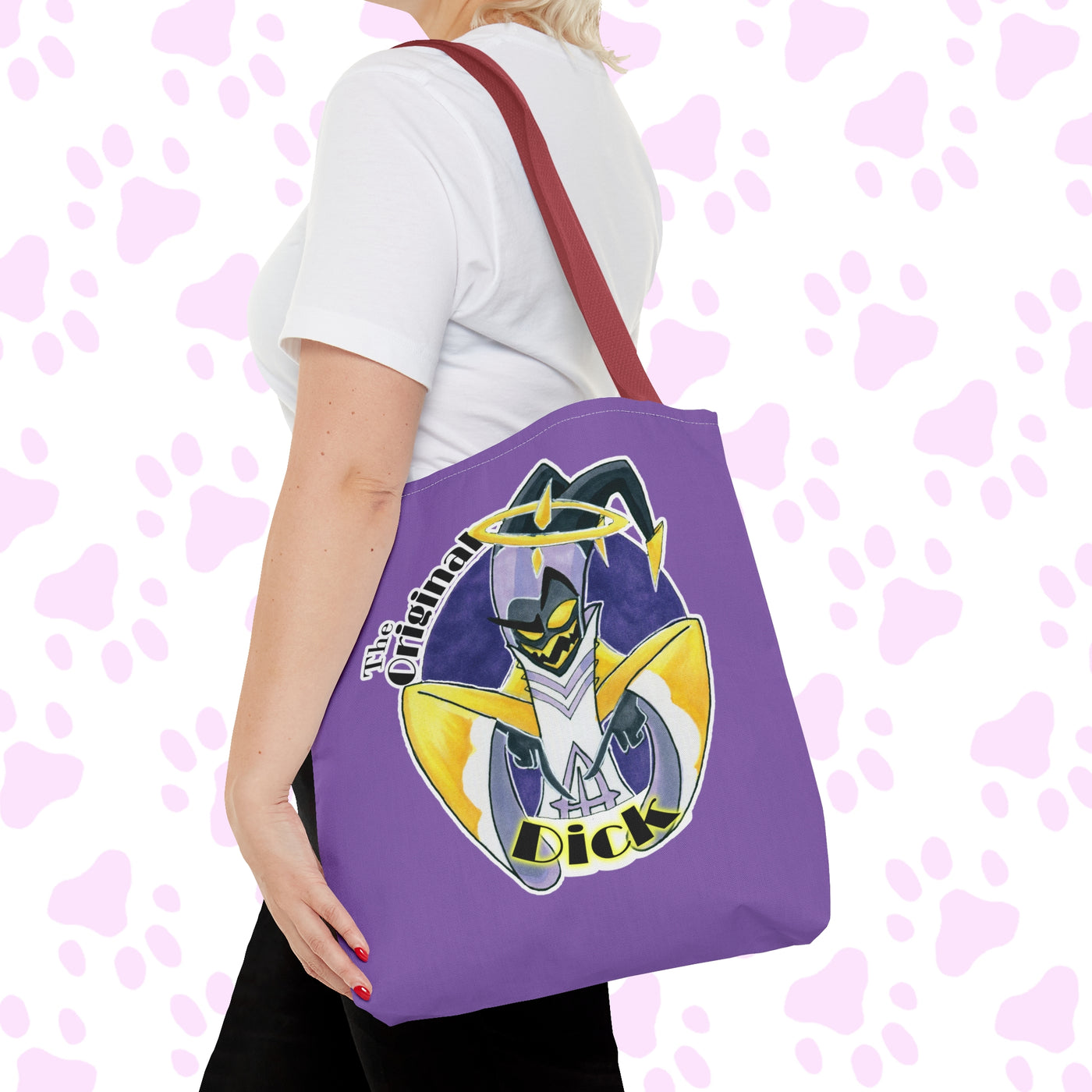 The Orginal Dick Adam Tote Bag (AOP) - Lilac