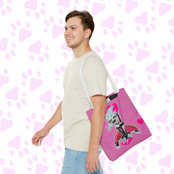 Angel - Drink up your Poison Tote Bag (AOP) - Hearts