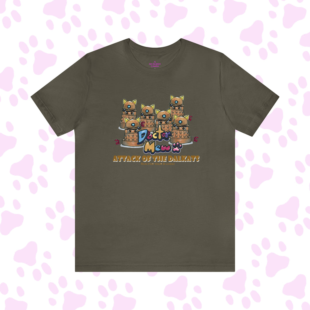 Doctor Mew -Attack of the Dalkats - Fan Made T-shirt