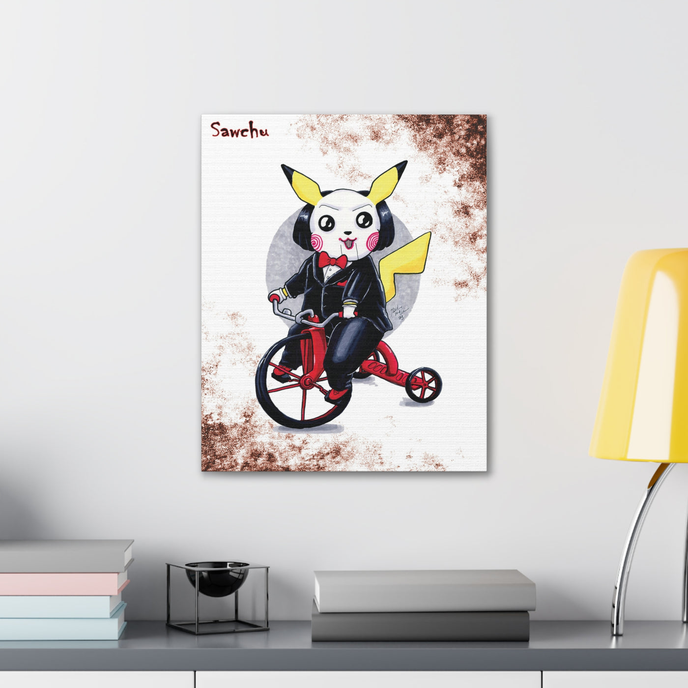 Sawchu - Horrorchu Mashup Canvas Print