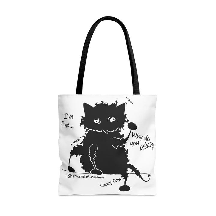 Lucky Cat - Sir Frazzled of Craptown AOP Tote Bag