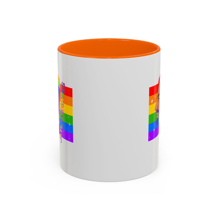 Pride 2026 Jaylovegames Accent Coffee Mug — 'Jaylovepride'  (11/15oz)