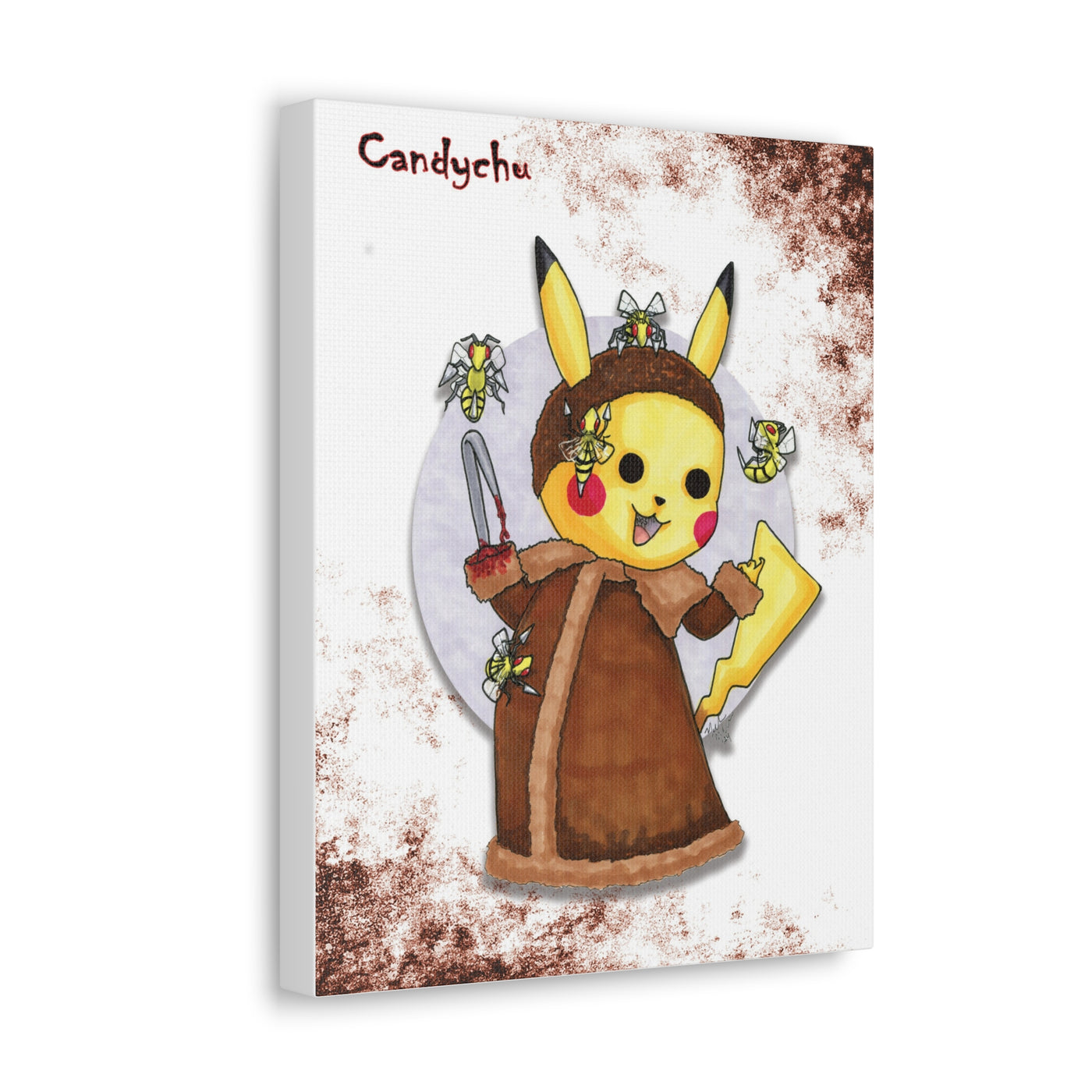 Candychu - Horrorchu Mashup Canvas Print Series 2