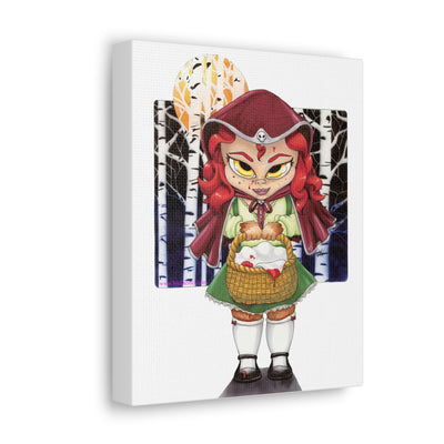 Little Dead Riding Hood - Scary Tales Series 1 Canvas Print