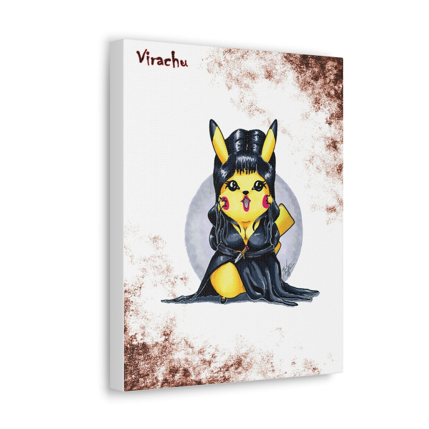 Virachu - Horrorchu Mashup Canvas Print