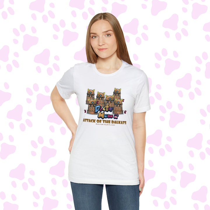 Doctor Mew -Attack of the Dalkats - Fan Made T-shirt