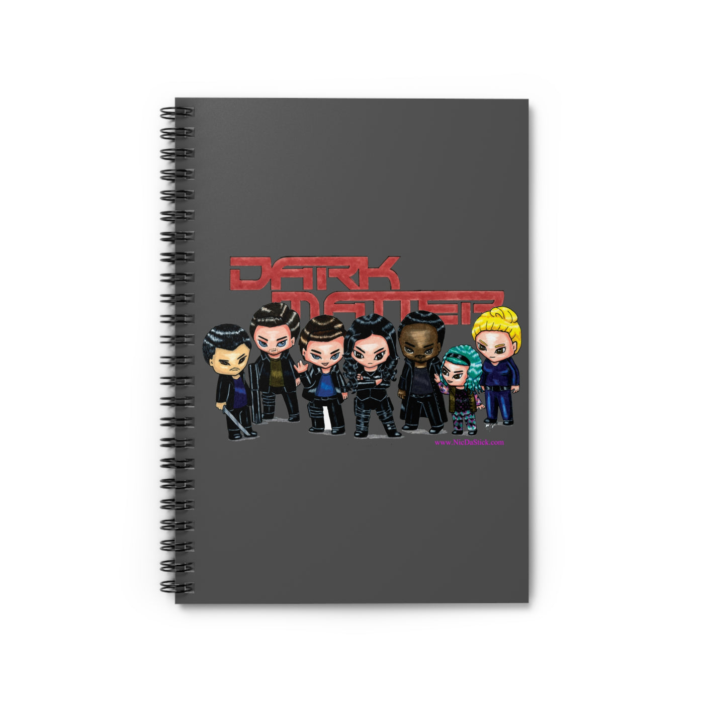 Dark Matter Season 1 - Spiral Notebook - Ruled Line