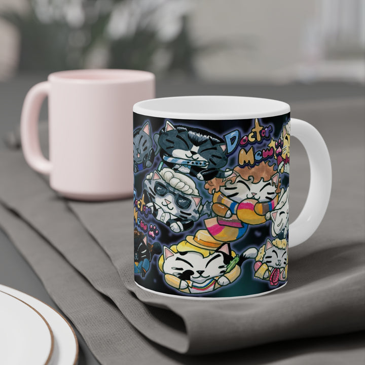 Doctor Mew Mug - Various Sizes 11-20 Oz