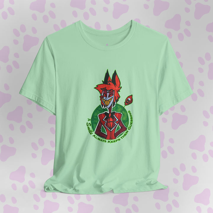 Allistor "A Smile Keeps them Guessing"  - Hazbin Hotel Fan Shirt