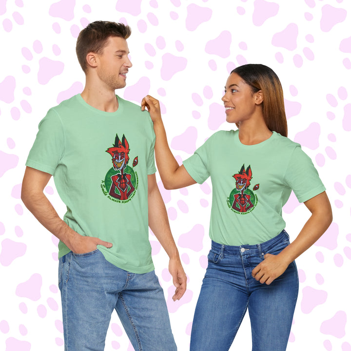 Allistor "A Smile Keeps them Guessing"  - Hazbin Hotel Fan Shirt