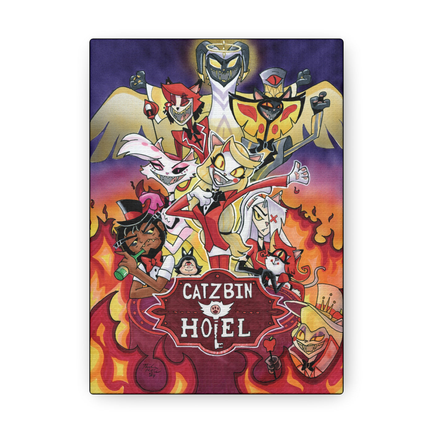 Catzbin Hotel Canvas Gallery Wraps