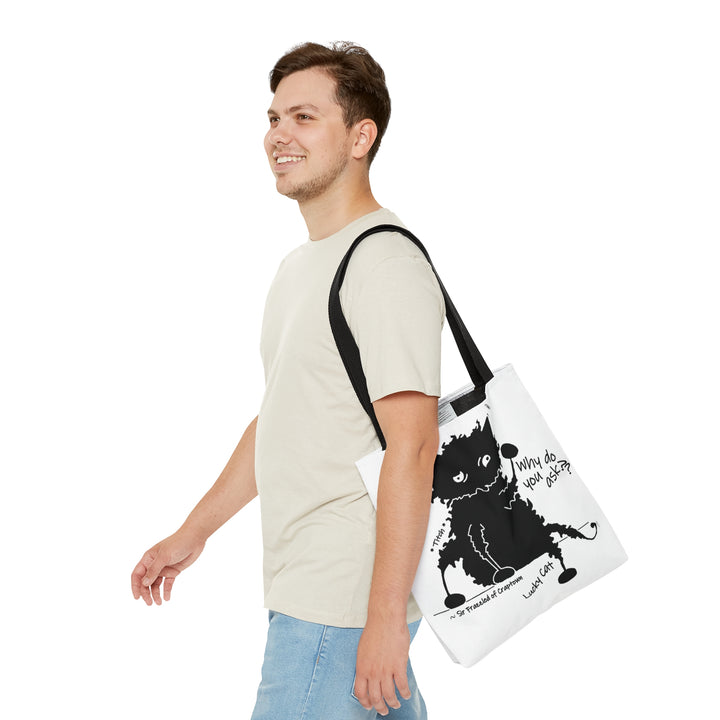 Lucky Cat - Sir Frazzled of Craptown AOP Tote Bag