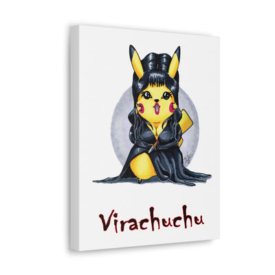 Virachu - Horrorchu Mashup Canvas Print  w/Text