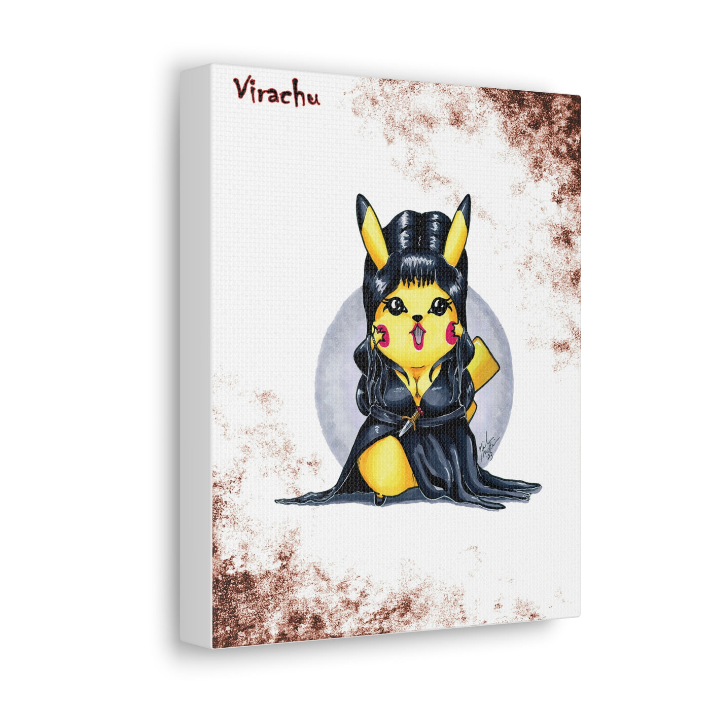 Virachu - Horrorchu Mashup Canvas Print