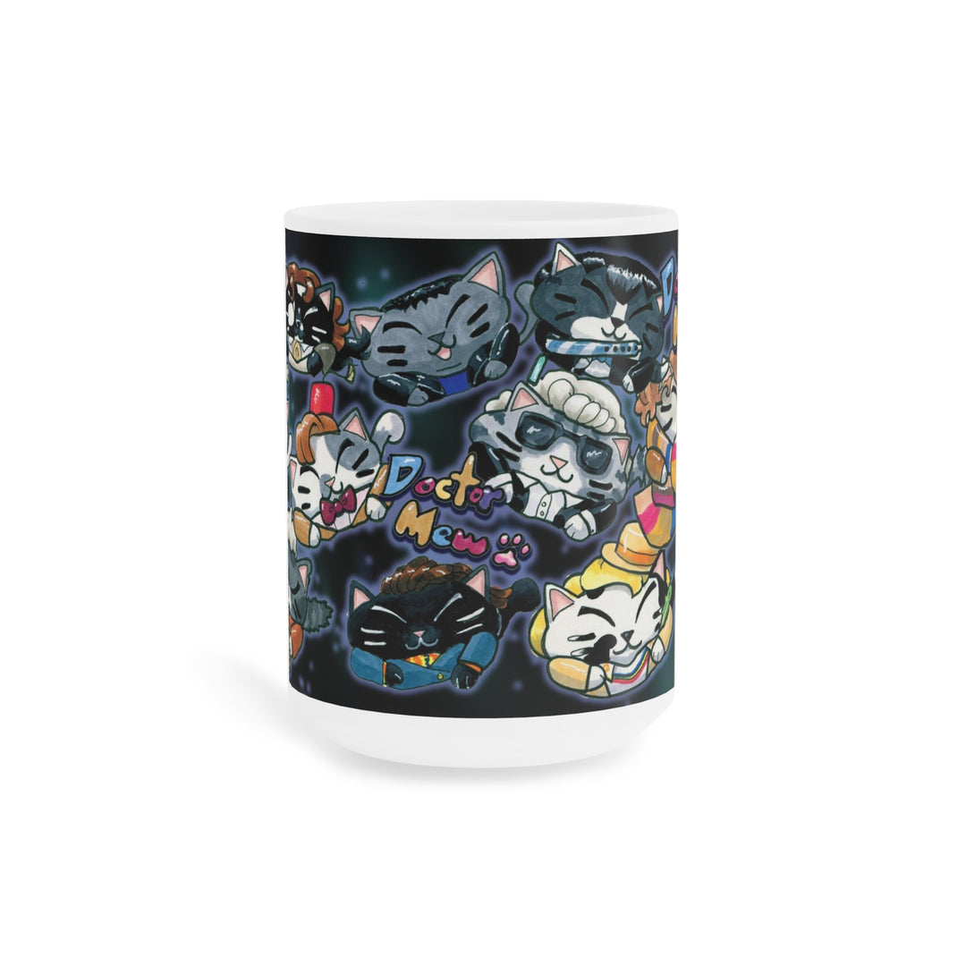 Doctor Mew Mug - Various Sizes 11-20 Oz