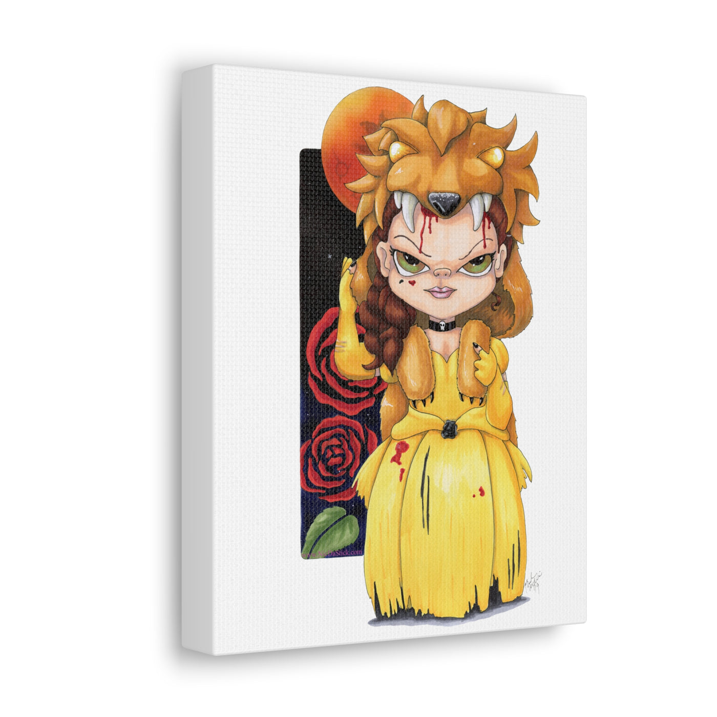 Beauty the Beast - Scary Tales Series 1 Canvas Print