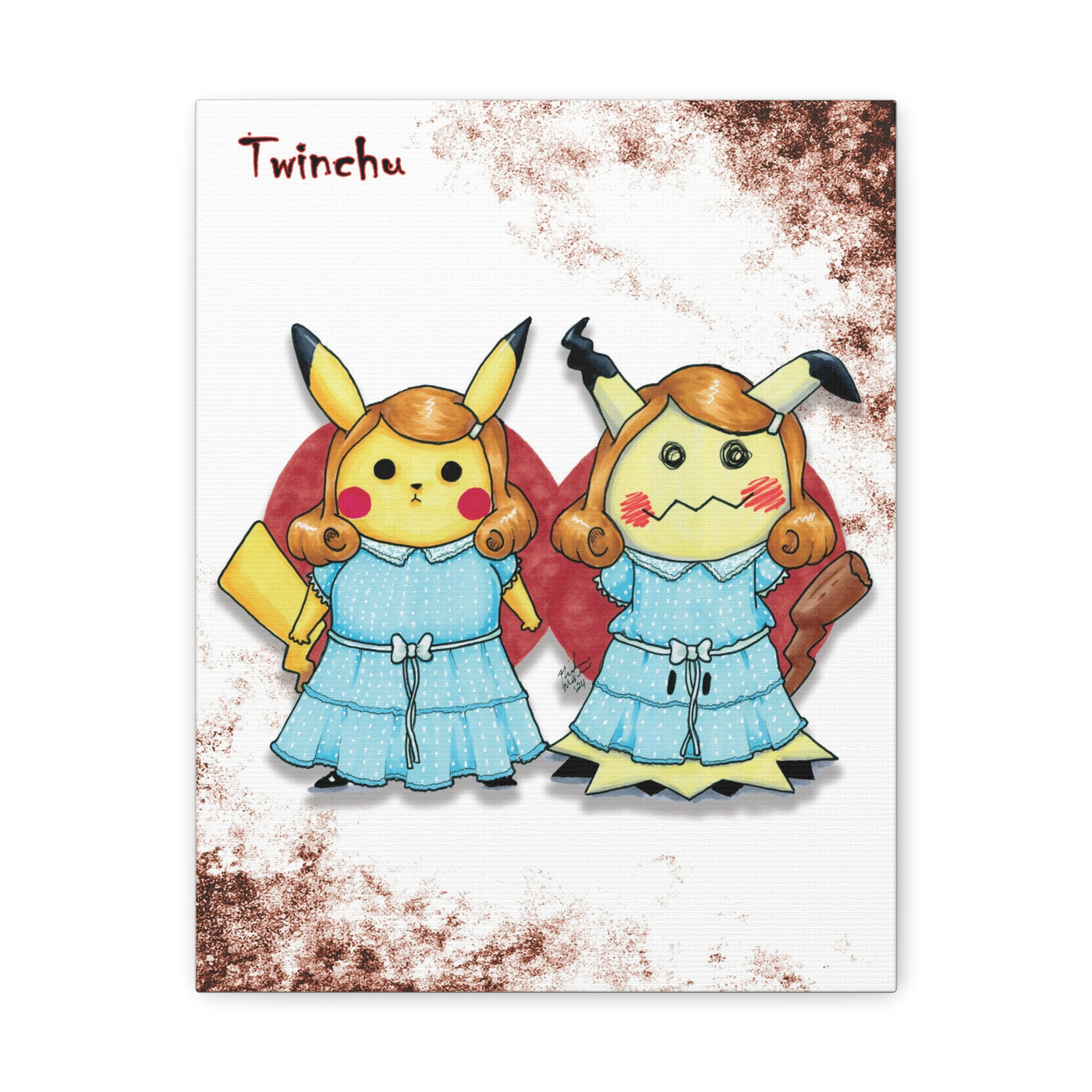 Twinchu - Horrorchu Mashup Canvas Print Series 2