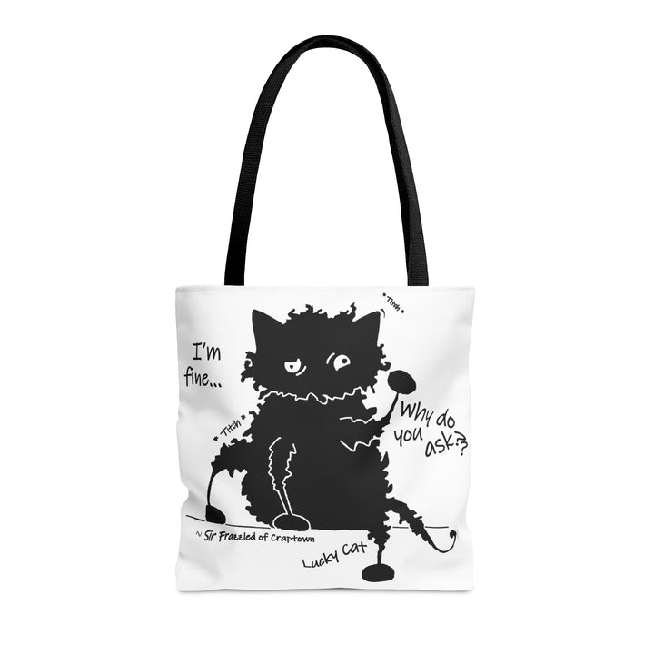 Lucky Cat - Sir Frazzled of Craptown AOP Tote Bag