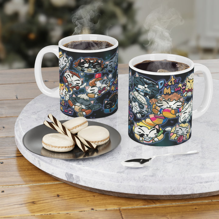 Doctor Mew Mug - Various Sizes 11-20 Oz