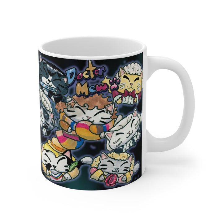 Doctor Mew Mug - Various Sizes 11-20 Oz