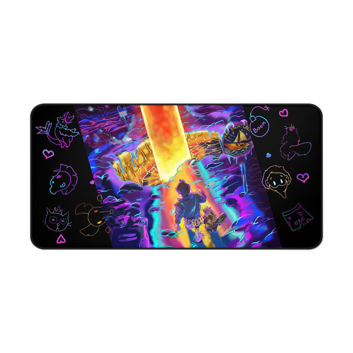 DCC Neon Doodle Portal Desk Mat