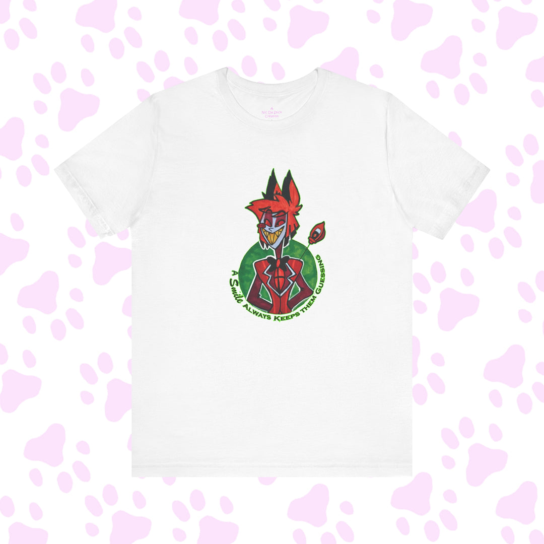 Allistor "A Smile Keeps them Guessing"  - Hazbin Hotel Fan Shirt