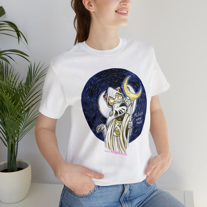 Moon Kitty - Mistakes where made - Unisex Jersey Short Sleeve Tee