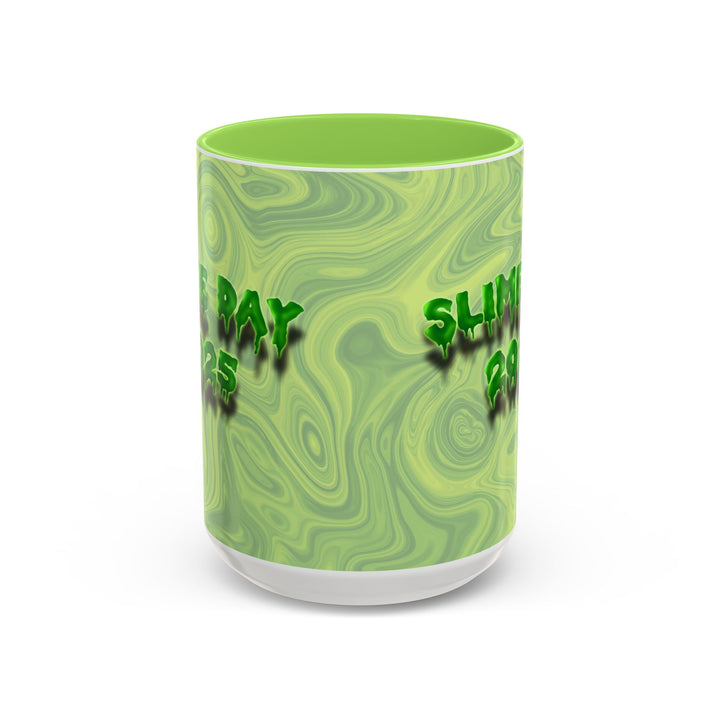 Slime Day 2025 (8 streamaversary) Swirl Mug — Colorful 11oz & 15oz Ceramic