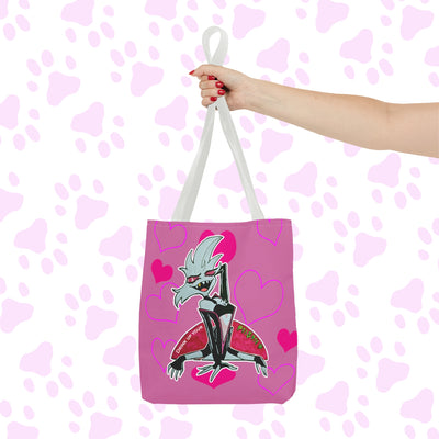 Angel - Drink up your Poison Tote Bag (AOP) - Hearts
