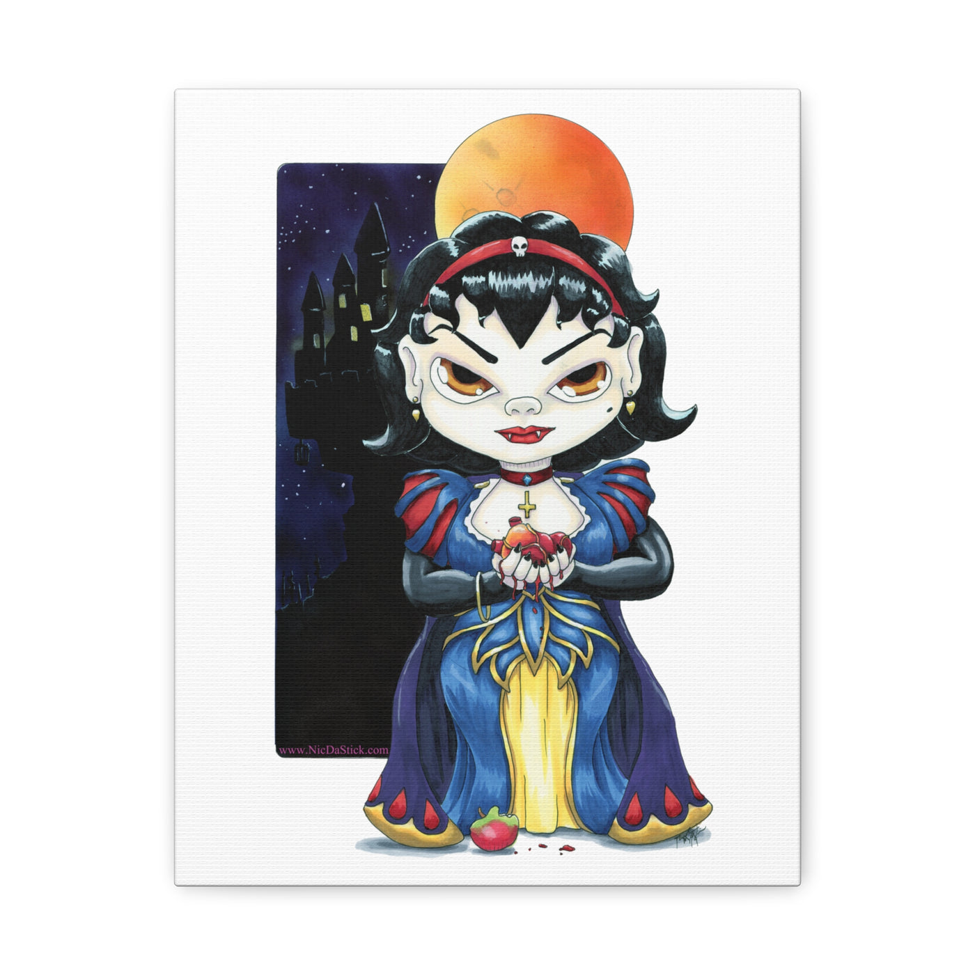 Snow Bite - Scary Tales Series 1 Canvas Print