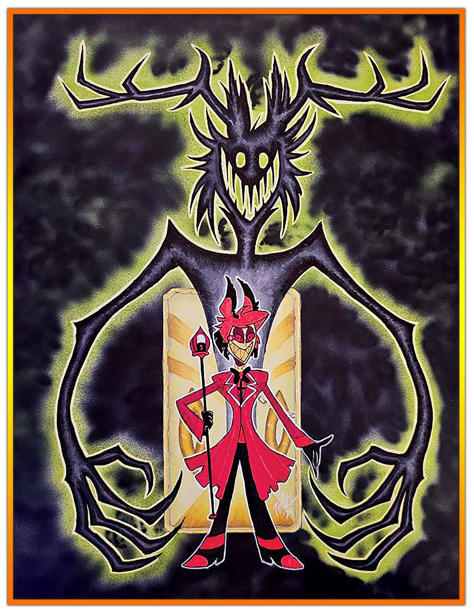 Alastor Full Demon Art Print