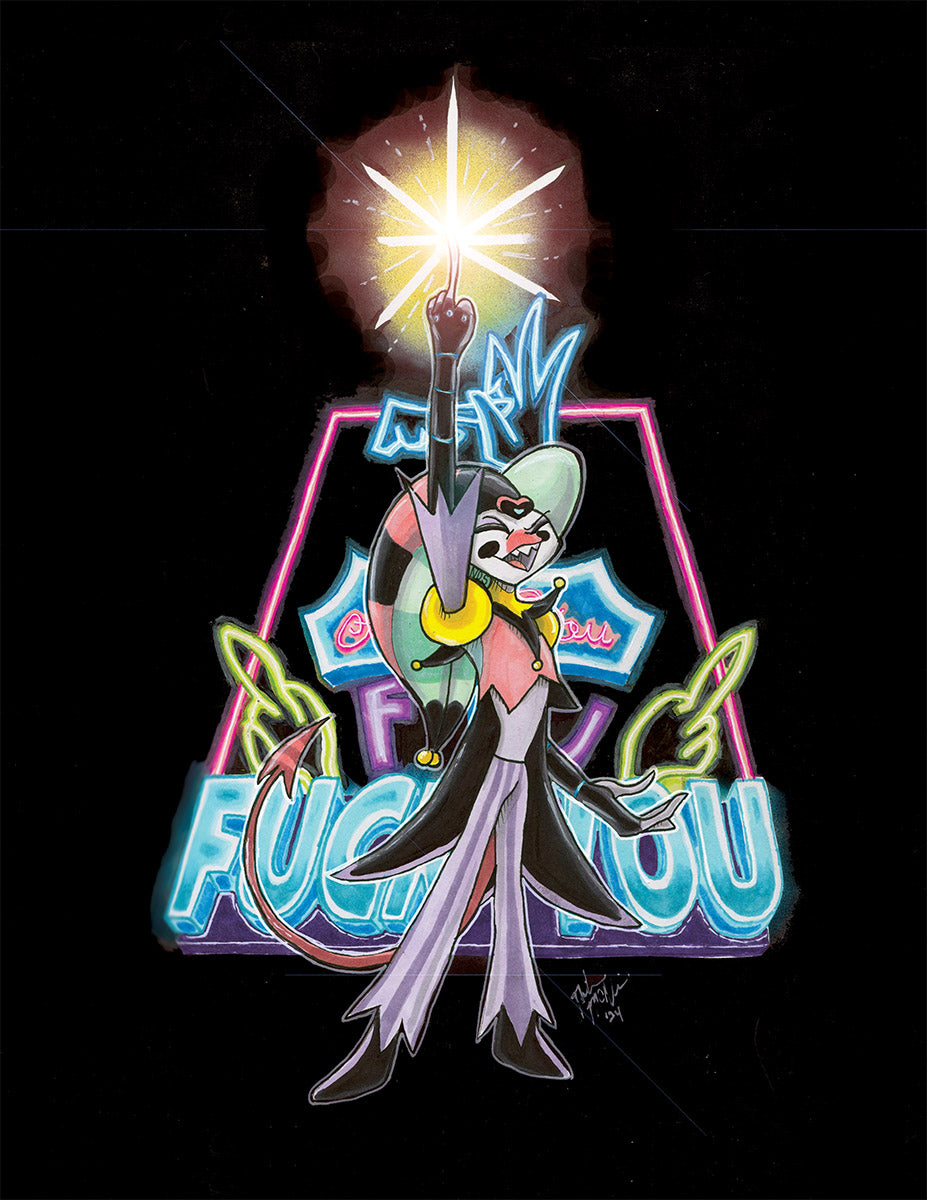 Fizzarolli "Fuck You"-  Art Print