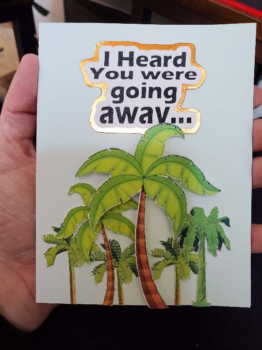 Going Away - Geeky Card