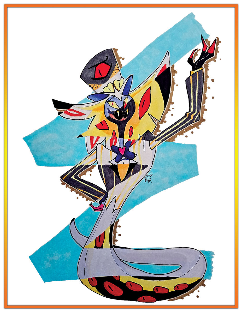 Sir Pentious - Demon/Angel" Art Print